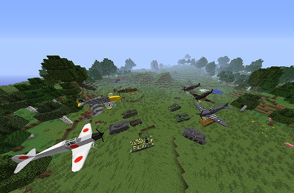 Aircraft mod for Minecraft