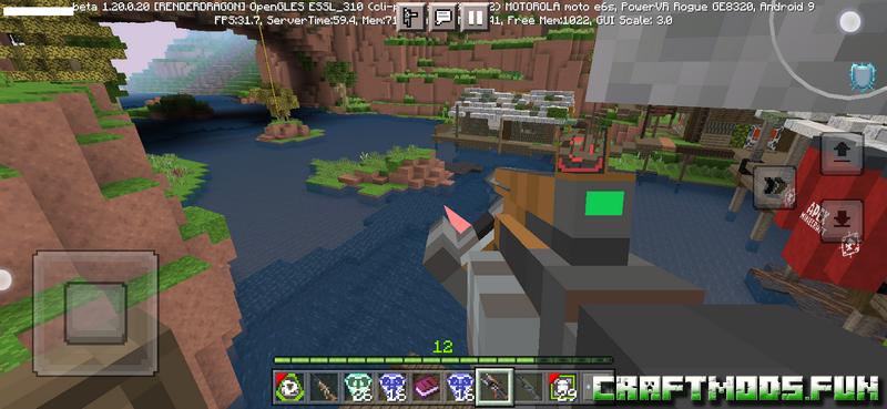 Free Download Guns Map MCPE 1.20 for iPhone