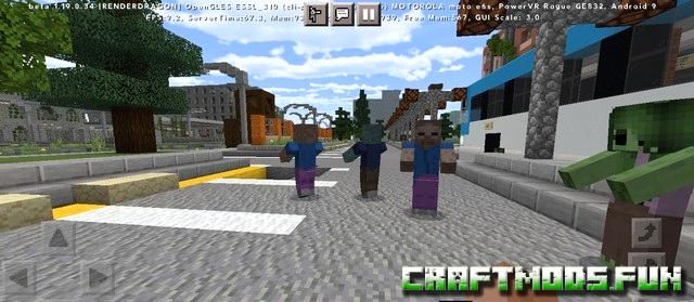Zombie Apocalypse ModPack MCPE 1.20, 1.19.83 for Android, iOS