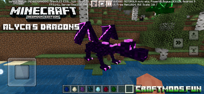 Alycas Dragons Mod Minecraft 1.20, 1.19.83 for iOS, Android