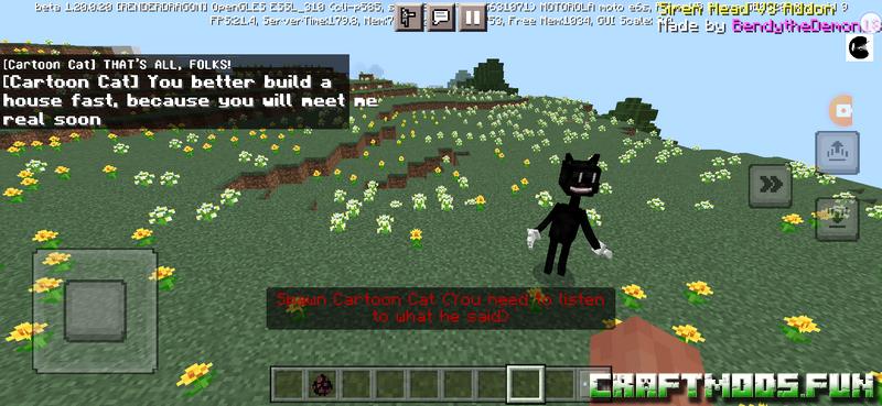 Cartoon Cat Creatures [1.20][1.19] - Mobs for Android, iOS