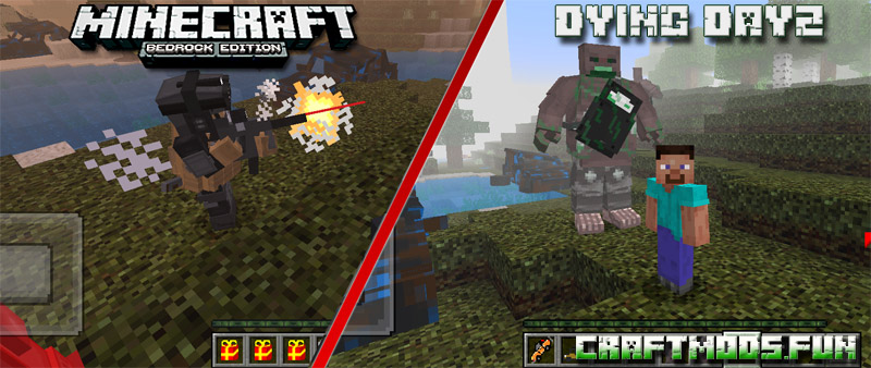 Free Download DayZ Gun Mod MCPE 1.20 for iOS, Android