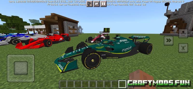 Formula 1 / F1 Vehicles Mod Minecraft PE for iOS, Android