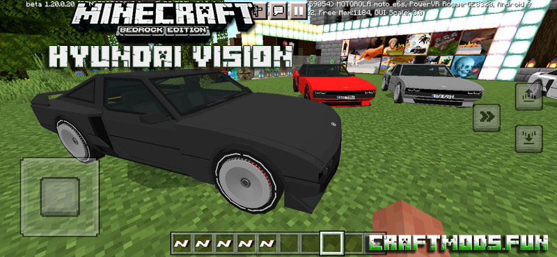 Download Free Mod Hyundai Vision Minecraft PE 1.20 for Android, iOS