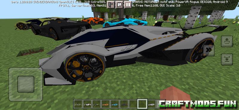 Free Download Mobile Vehicle Lamborghini for Minecraft 1.20 iOS