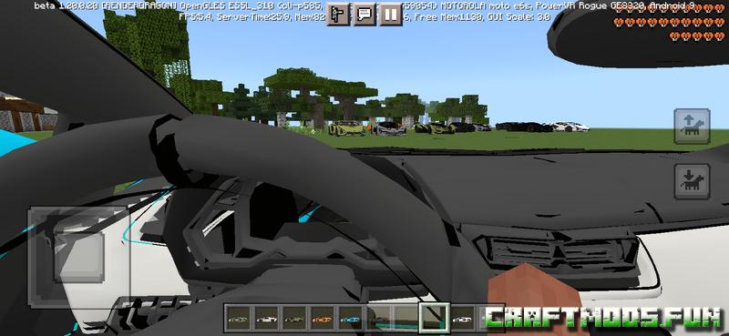 Download Car Mod Lamborghini - Minecraft 1.20, 1.19 for Android, iOS
