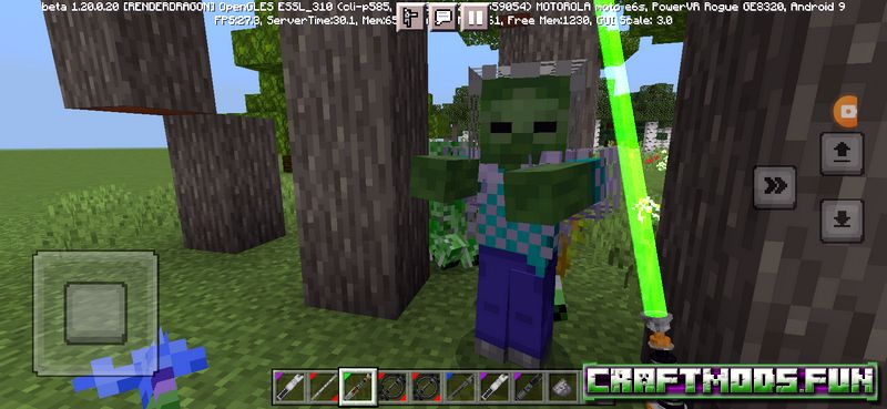 Free Download Lights Sabers Mod MCPE for Mobile