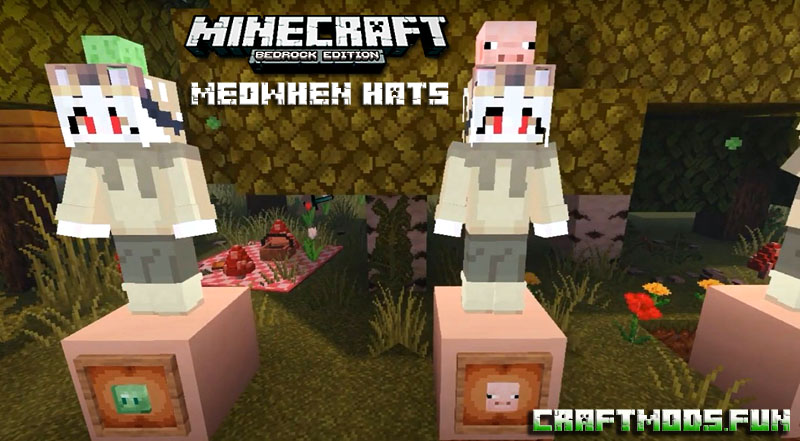 Download Mod Minecraft PE 1.20 - Meowhen Hats for iOS, Android