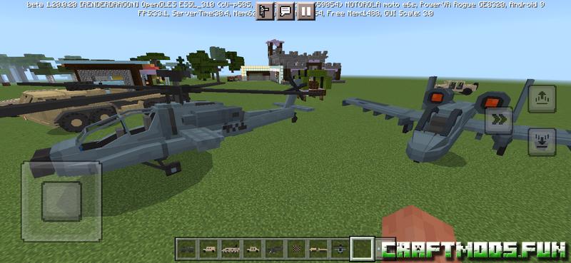 Mod Mine Craft for weapons and military equipment for iPhone for Minecraft PE 1.20