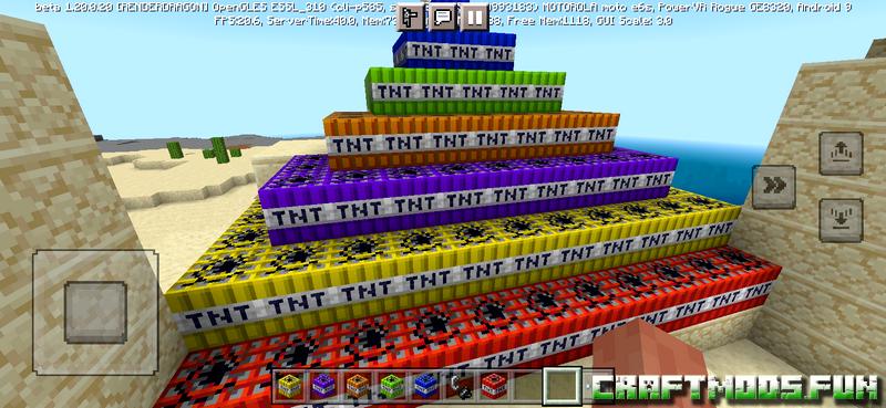 Free Download Addon - More TNT Addon MCPE 1.20 for Android, Win 10, iOS