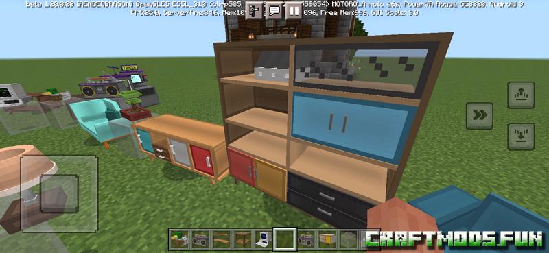 Download Mod Retro Furniture Minecraft PE 1.20 for iPhone
