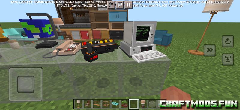 Download Mod Retro Furniture Minecraft PE 1.20 for iOS, Android