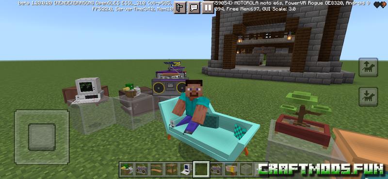 Download Mod Retro Furniture Minecraft PE 1.20 for Windows 10