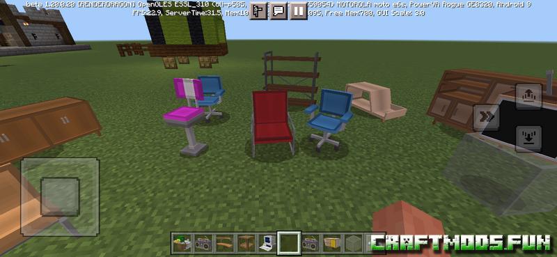 Download Mod Retro Furniture Minecraft PE 1.20 for Windows 11