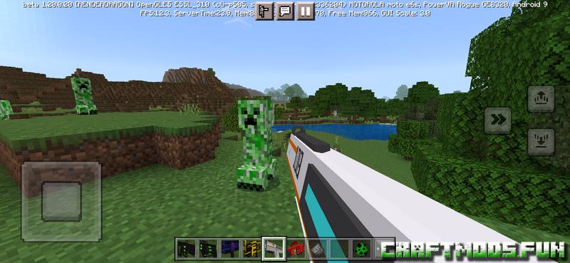 Free Download Gun Sci-Fi Mod Minecraft PE 1.20 for Android