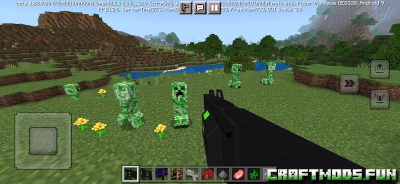 Free Download Gun Sci-Fi Mod Minecraft PE 1.20 for PC