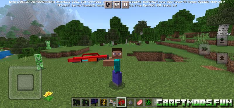 Download Gun Mod Minecraft PE 1.20 for Android