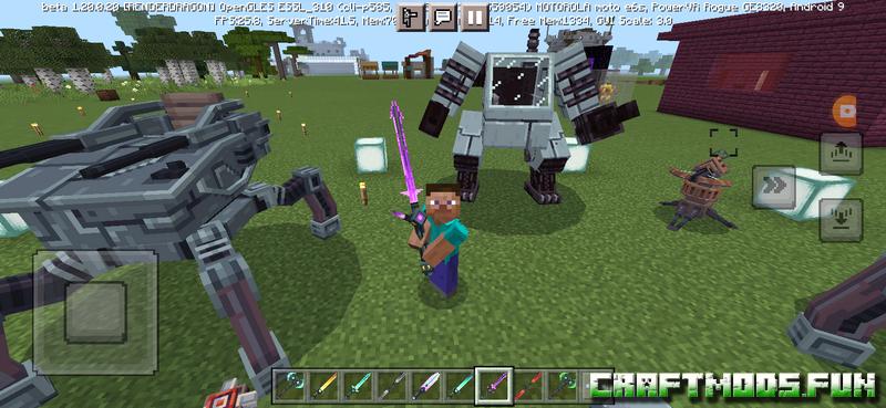 Vehicles and Guns Void Mod Minecraft PE for Android, iOS, Win 10