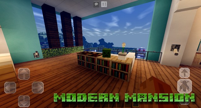 Modern Mansion Map on Minecraft PE, Windows 10