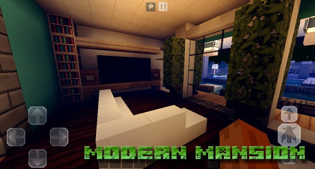 Modern Mansion Map on Minecraft PE, Windows 10