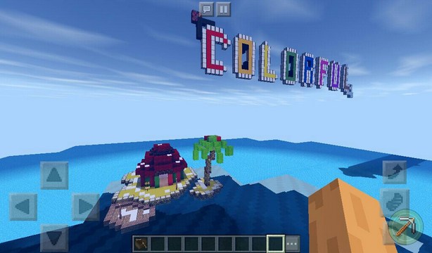 Download Parkour World of Color map for Minecraft PE 1.2.10