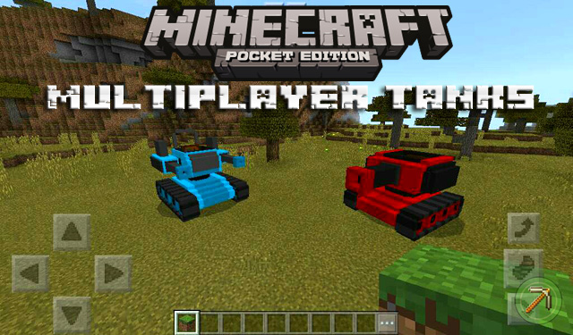 Tank mod for Minecraft PE 1.2.10 / Windows 10