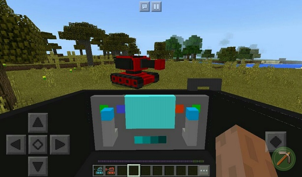 Tank mod for Minecraft PE 1.2.10 / Windows 10