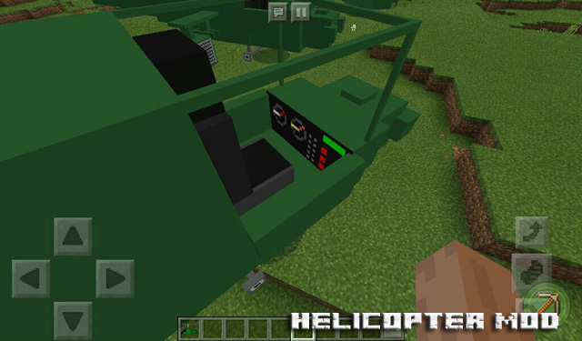 Helicopter mod for Minecraft PE 1.2.10