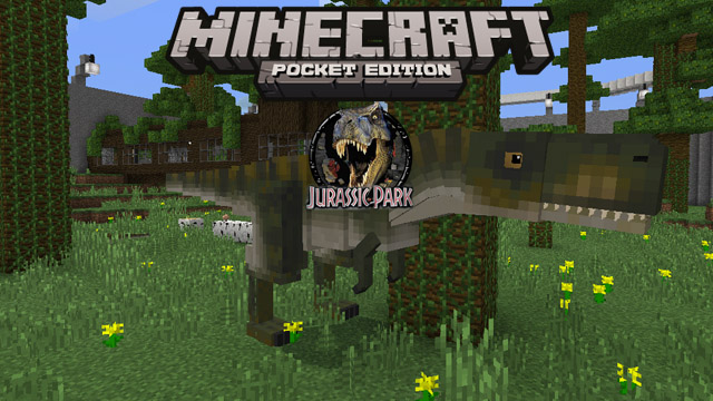 Download Jurassic park mod for Minecraft PE 1.2.9