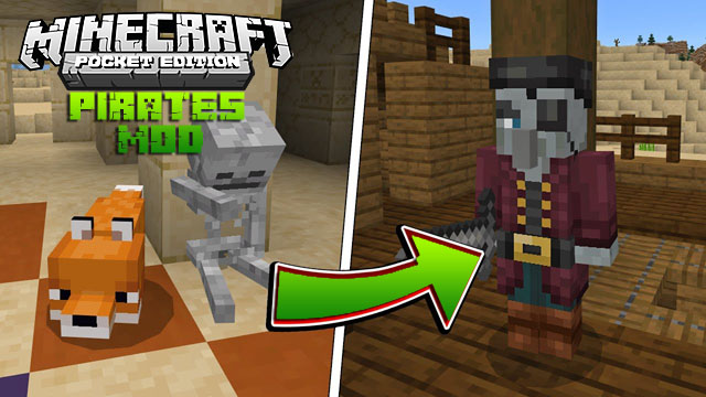 Pirates mod for Minecraft PE 1.16 on Android