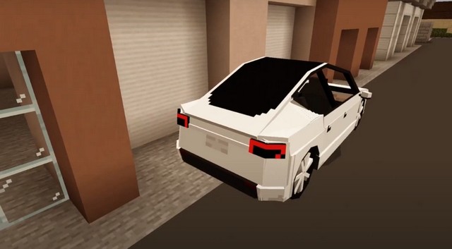 Mod Car Tesla Model Y for Minecraft PE 1.16