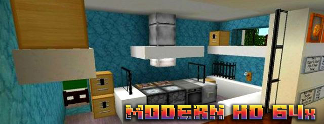 Download Modern HD textures for MCPE 1.11