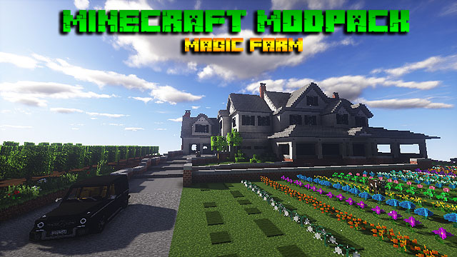 Minecraft with mods - Modpack with 126 mods | Magic farm