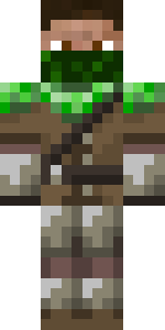 Free download creeper hunter skin for Minecraft
