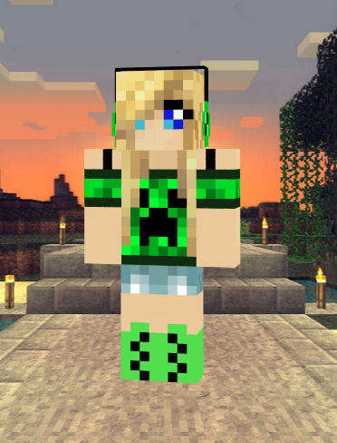 Download Minecraft skin for girls