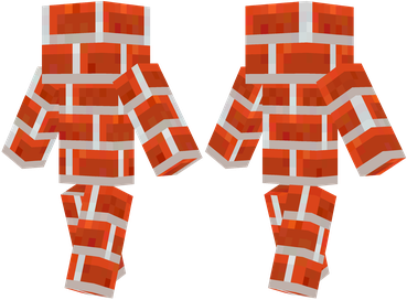 Free download skin for Minecraft / Brick Man