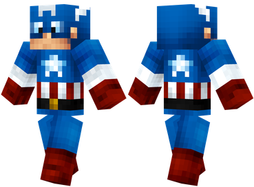 Free download skin for Minecraft / Captain America