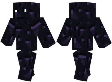 Skin for Minecraft / Obsidian Man / Free Download