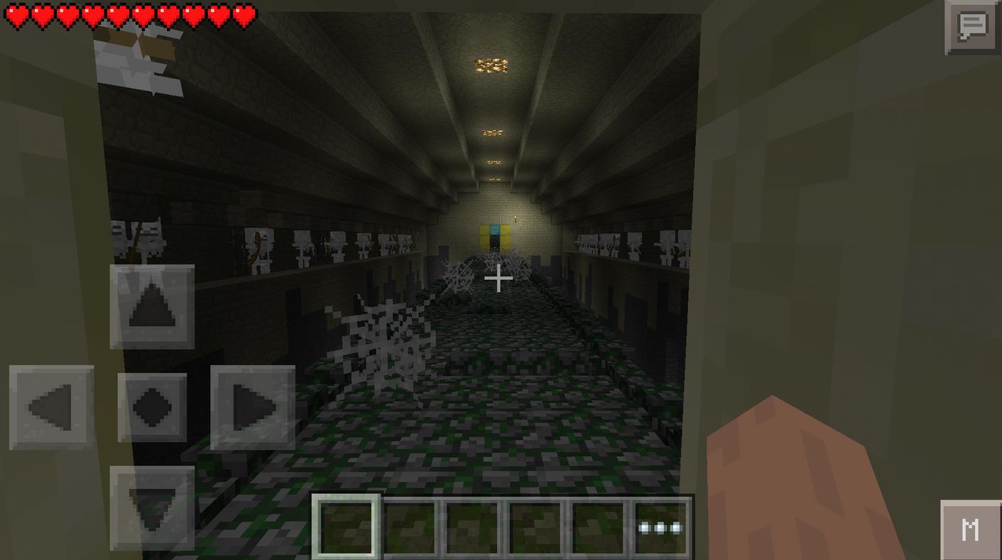 Walkthrough map for Android / Minecraft PE - Temple quest