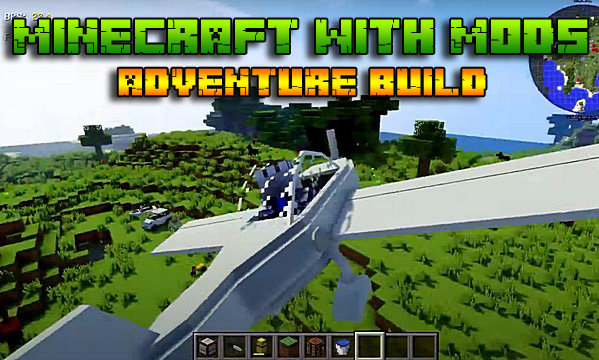 Minecraft build Adventure with Mods