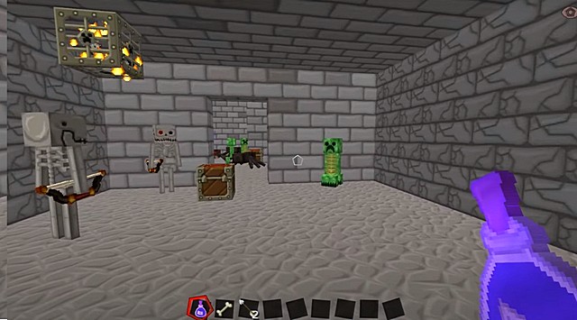 Fantastic build Minecraft with mods - Magic and quests