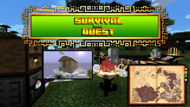 Minecraft with mods 1.12.2 - Survival and Quest