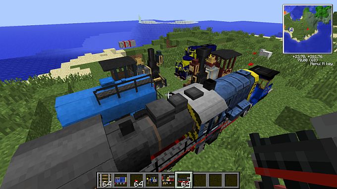 Trains / Download mod for Minecraft 1.5.2