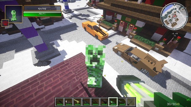 Download New Year's Minecraft with mods :: Weapons :: Machines :: Shaders