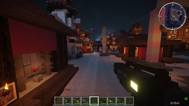 Download New Year's Minecraft with mods :: Weapons :: Machines :: Shaders