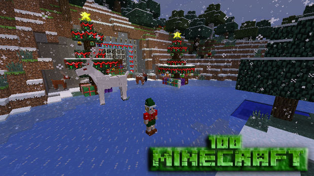 Download the New Year assembly with Minecraft mods 1.7.10 on weapons