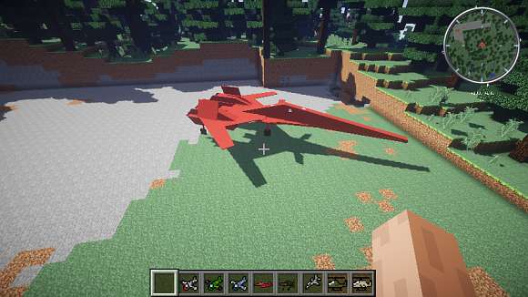 Mod aircraft for Minecraft 1.7.10