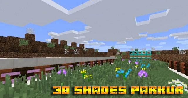 Parkour map for Minecraft 1.12.2 / 30 Shades Of Parkour
