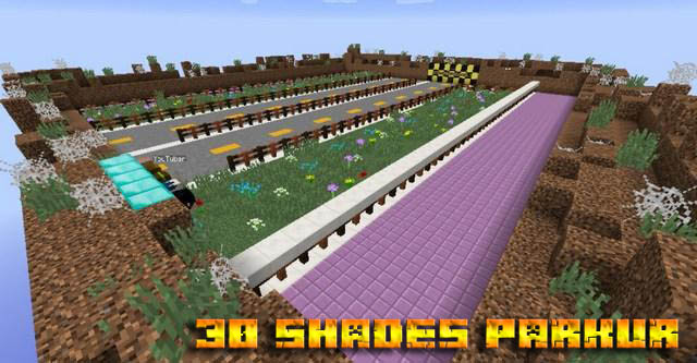 Parkour map for Minecraft 1.12.2 / 30 Shades Of Parkour