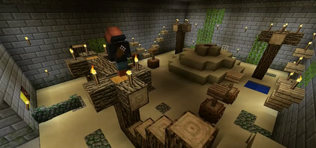 The Jungle Temple walkthrough map for Minecraft 1.8